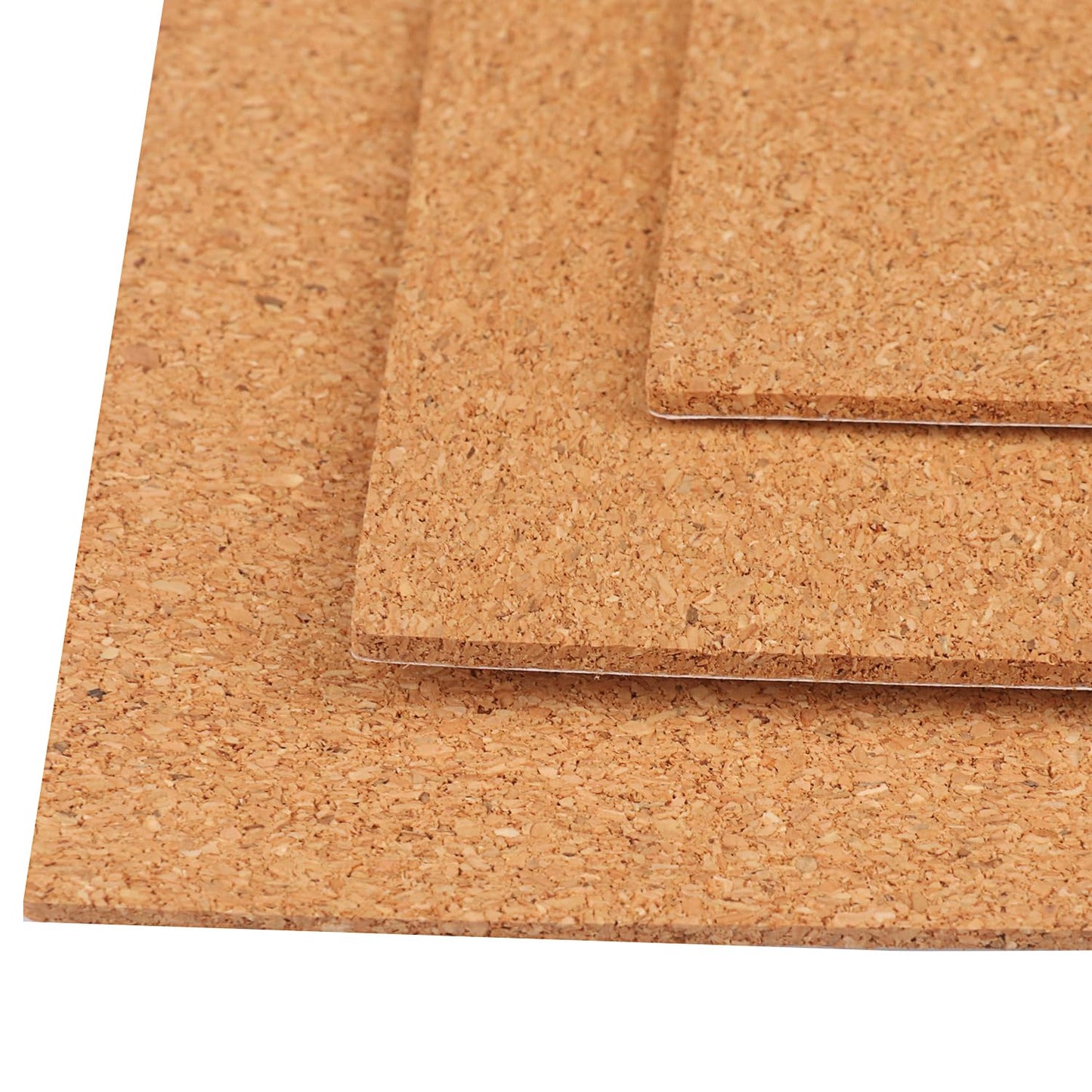 50 Pack Self Adhesive Cork Squares, 6 x 6 Inches Cork Backing for Coasters, Cork Squares for DIY Crafts and Coasters, Natural Soft Wood with Strong Adhesion Backing, 2 mm Thick,by GNIEMCKIN.