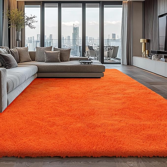 Boshengya 10X14 Large Area Rugs for Living Room Bedroom,Big Shag Rug for Bedroom Dorm,Soft Fluffy Indoor Carpet Nursery Rugs for Kids Girls Room Home Decor