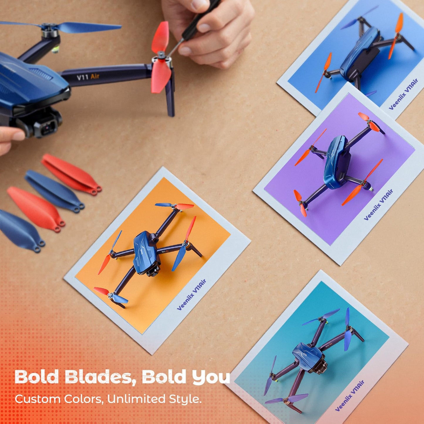 V11Air Drone with 6K UHD Camera for Adults, 3-Axis Brushless Gimbal, 4K/30FPS Video, 70Mins Flight Time with 2 Batteries Professional Quadcopter, 10000ft FPV Digital Transmission and Auto Return