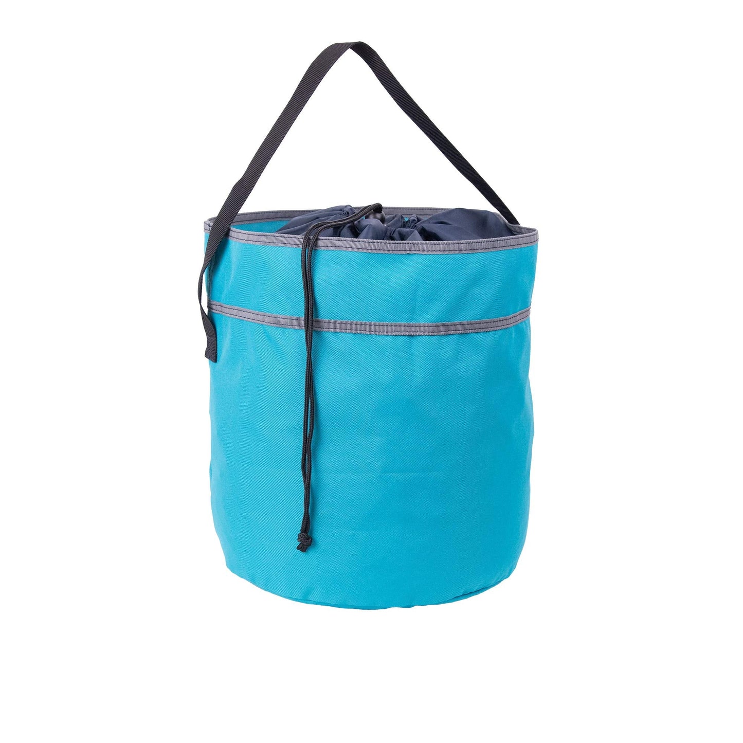 CGSOL Kids Toy Storage Organization Bucket with Cinch, 12" x 12" - Blue