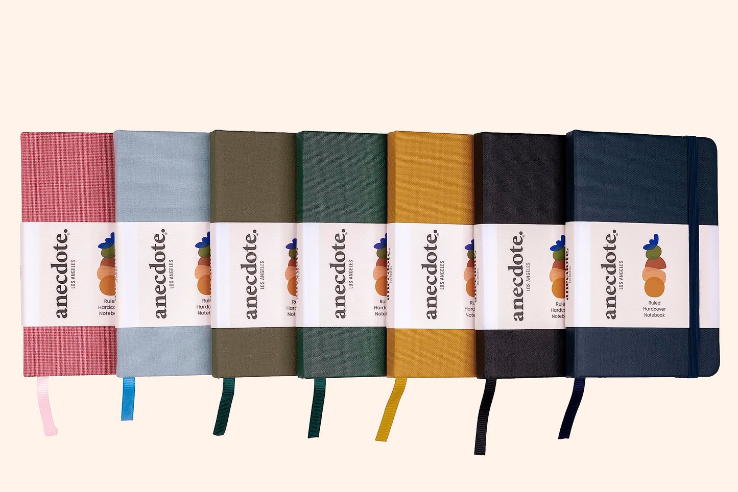 ANECDOTE. Small Journal Notebook for Men & Women, 192 Pages | Thick 80 GSM Lined Paper| Hardcover (5.5"x3.5" Pocket Size) | Daily Journaling Diary for Work, Travel, School & Office Use (Black)