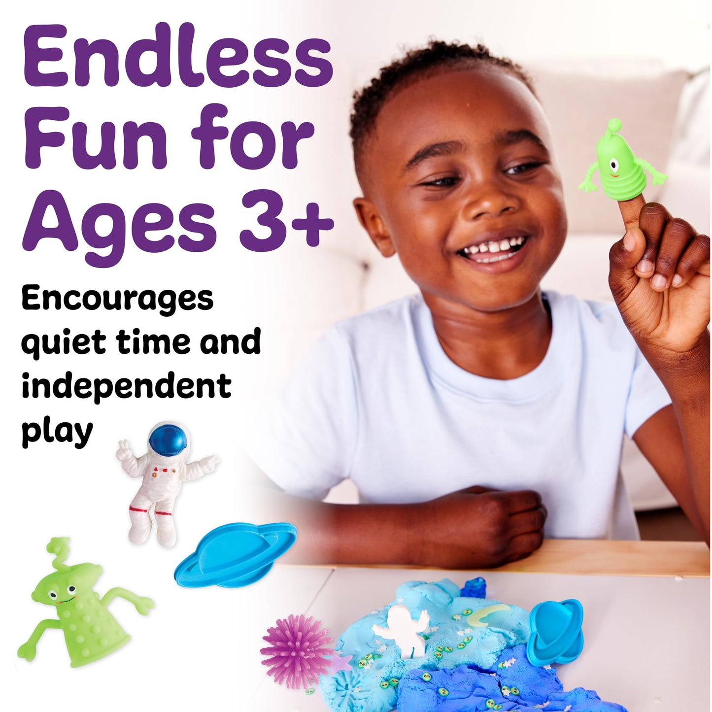 Creativity for Kids Sensory Pack: Outer Space - Toddler Activities and Space Toys, Gifts for Kids, Sensory Toys for Toddlers (Ages 3+)