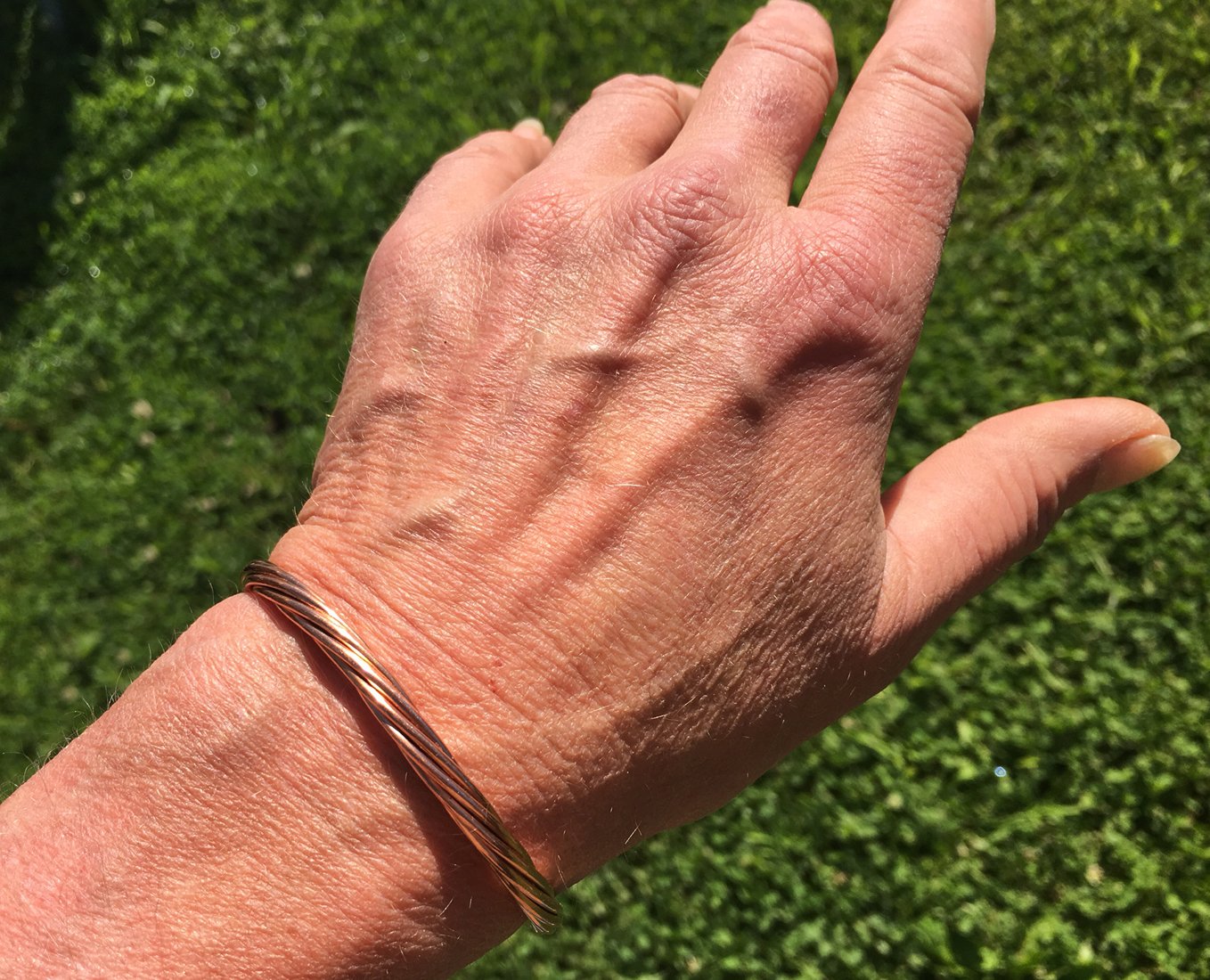 KiskatomCat Pure Copper Magnetic Bracelet for Men or Women, Made in USA