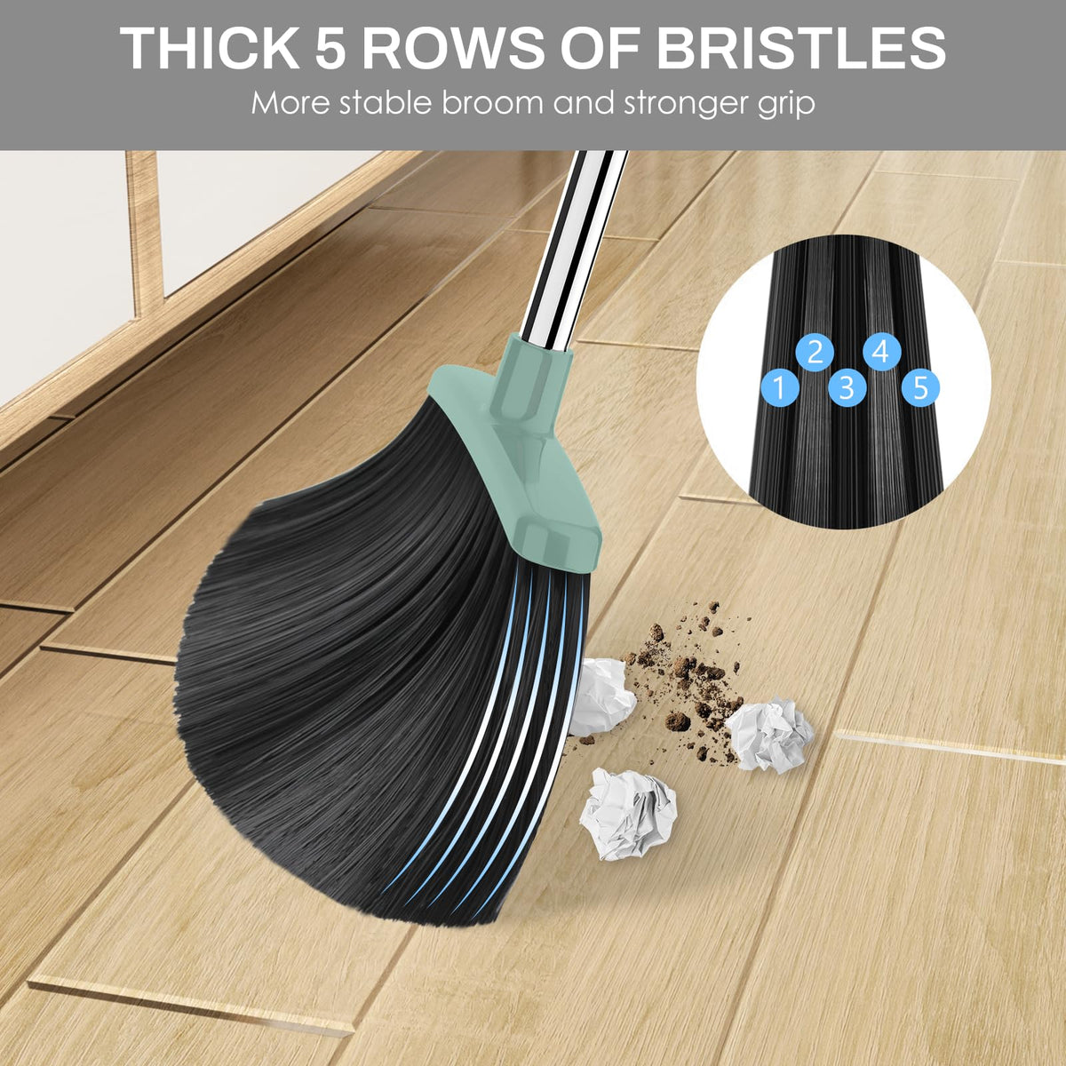 Broom and Dustpan Set for Home
