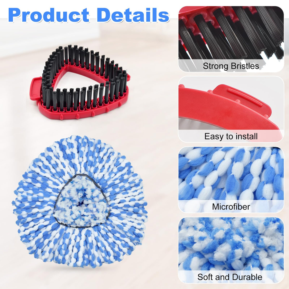 Mop Heads Replacements for Ocedar (7 Count)