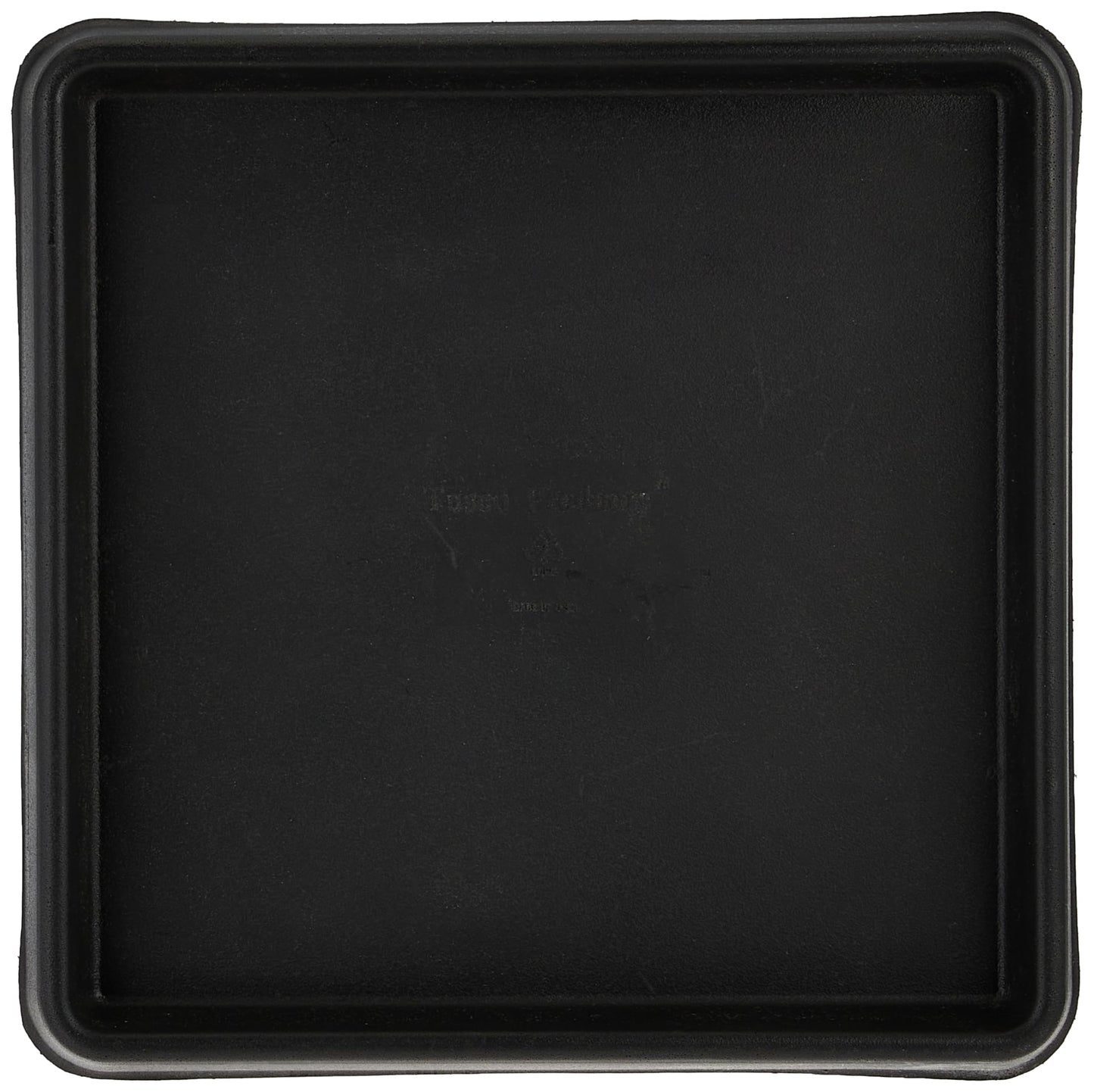 Tusco Products TRSQ12BK Square Tray Planter Saucer, Black