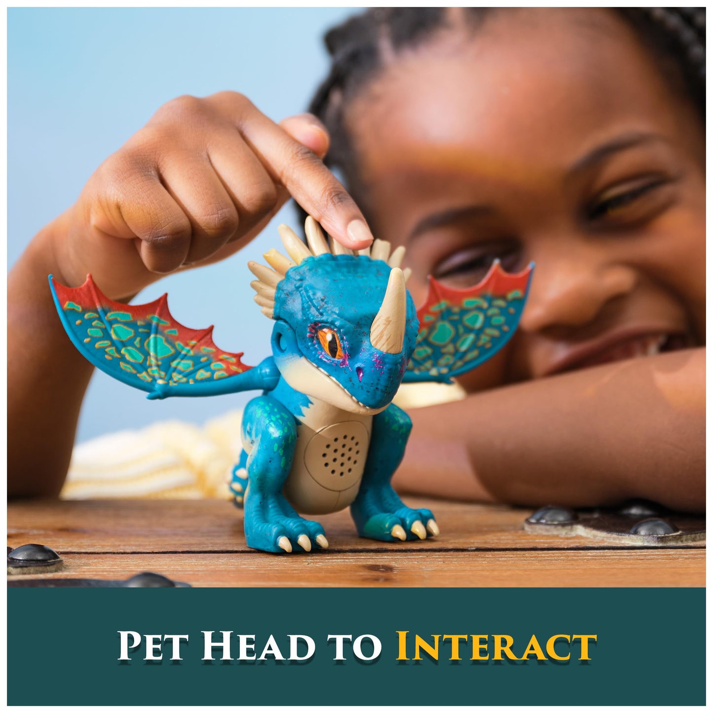 DreamWorks Dragons, How to Train Your Dragon, Roaring Minis Deadly Nadder, Interactive Toy with 25 Sounds, Kids Toys for Boys & Girls Ages 4 & up