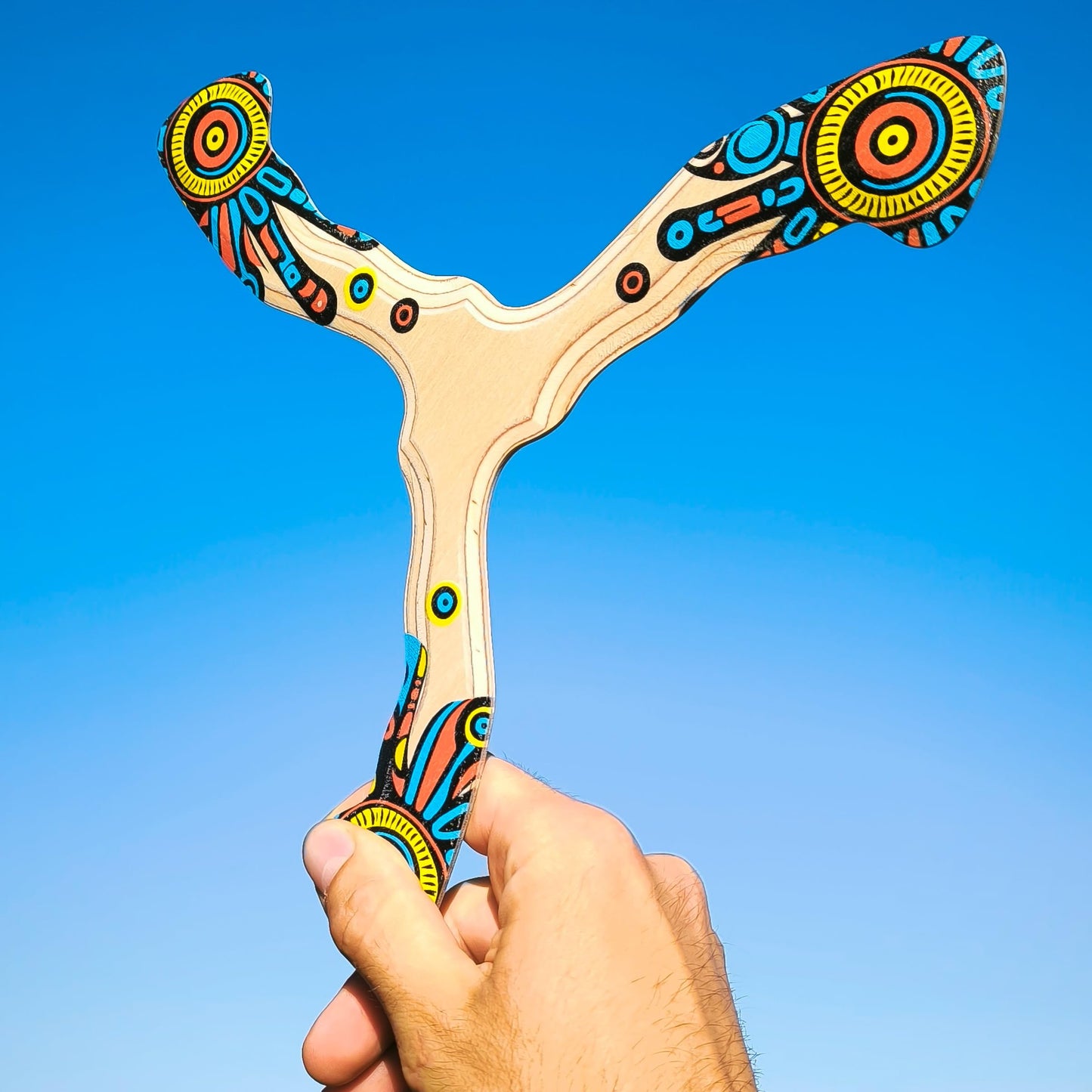 Boomerang for Teens & Adults, Designed for Beginners – Easy to Throw, Pro Performance Boomerang That Comes Back, Made of Plywood, Fun Outdoor Game, Thin, Lightweight and Safe to Use, Model: N6