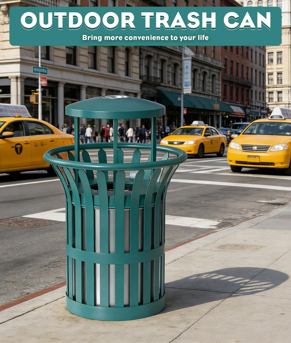 Outdoor Trash Can Commercial
