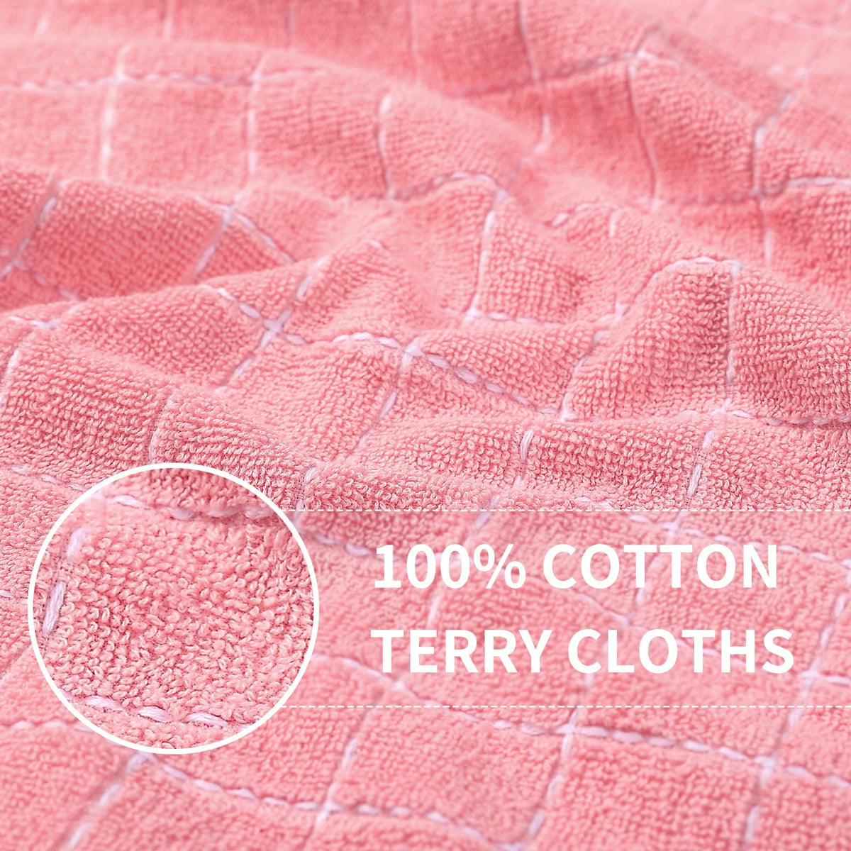 100% Cotton Terry Kitchen Towels (18 Count)