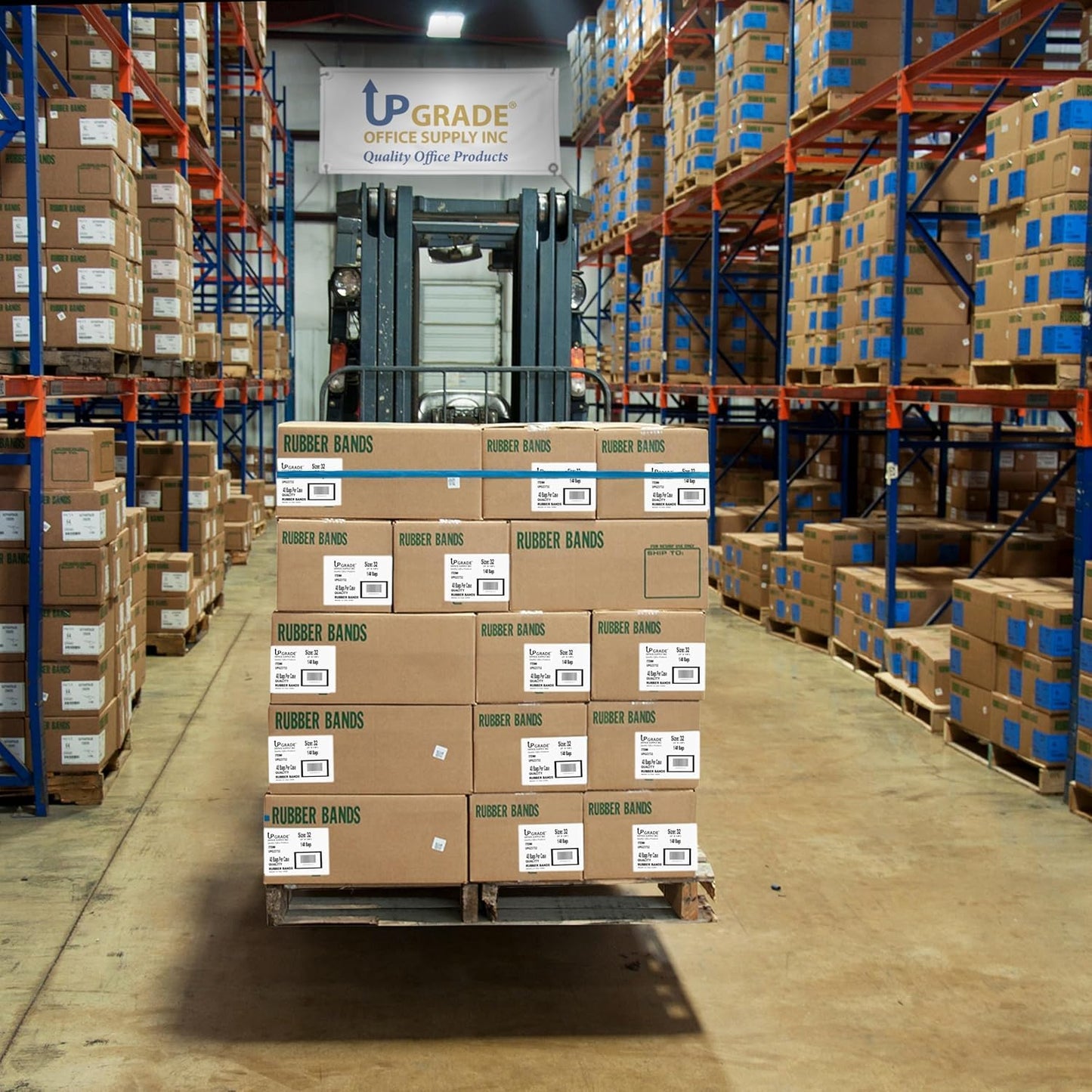 Upgrade Office Supply UPG22416PK3 Rubber Bands, Size #16 (5-1/8 in x 1/16 in), 1,800 Bands, 1 lb Bag, 3 Pack, USA