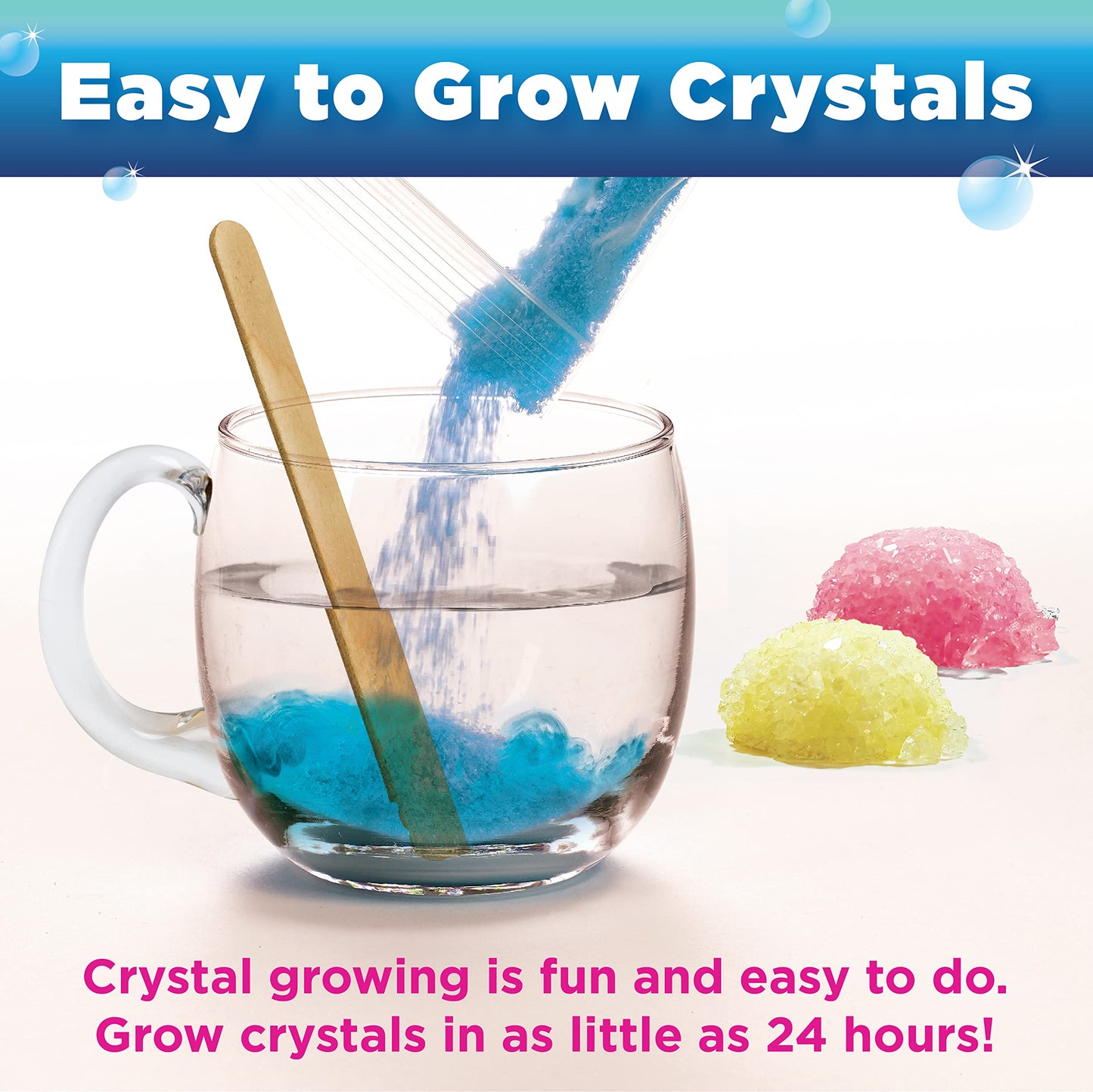 Creativity for Kids Crystal Mermaid Terrarium Kit - STEM Projects for Kids, Arts and Crafts for Girls and Boys (Ages 6+)