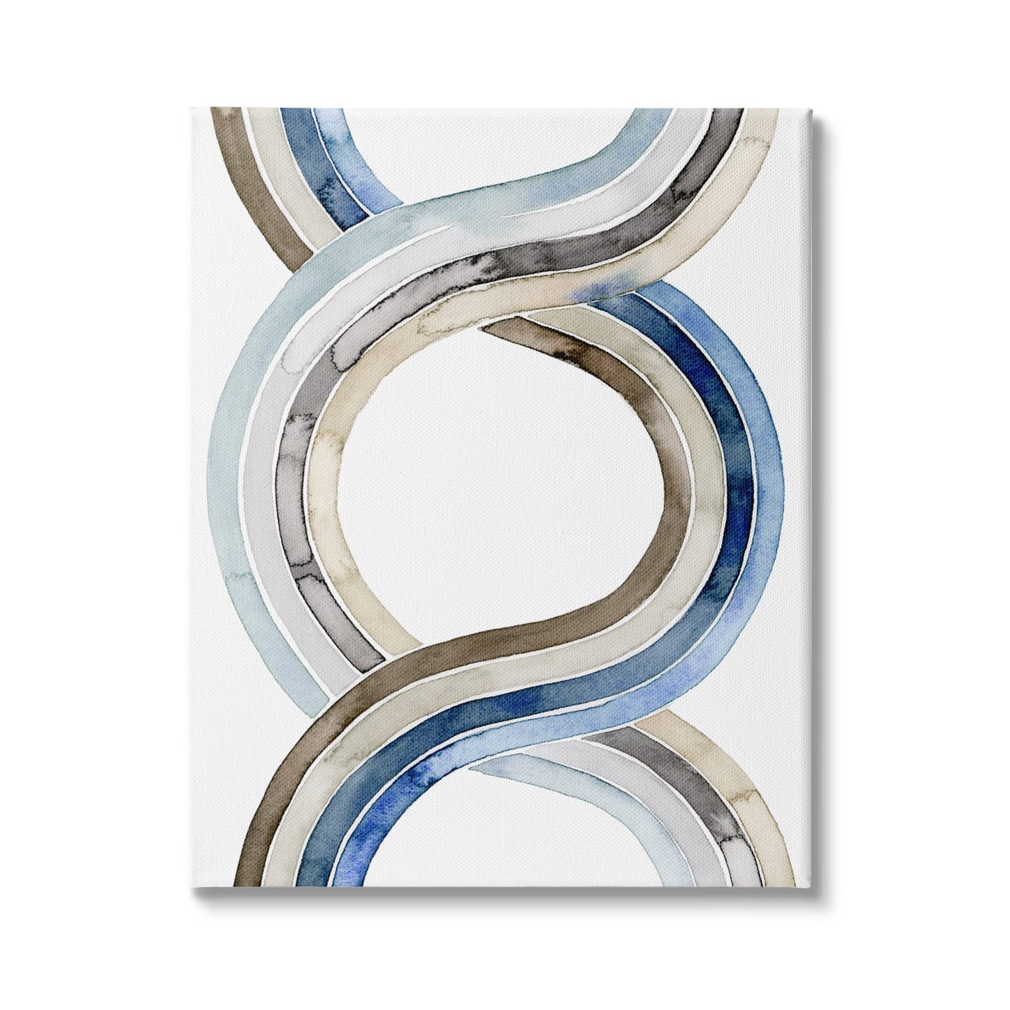 Stupell Industries Modern Two Dimensional Helix Abstract Watercolor Painting, Design by Grace Popp