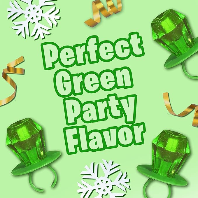 Ring Pop Green Halloween Candy Lollipops, 30Ct Bulk Candy Individually Wrapped in Green Watermelon Flavor, Full Size, Fun Hard Candy For Trick or Treat, Halloween Bowls, Gifts, Party Favors for Kids