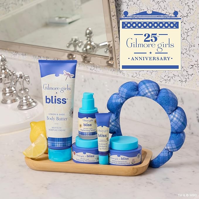 Gilmore Girls x Bliss Pumpkin Powerhouse Exfoliating & Soothing Lip Mask | Hydrating Overnight Lip Balm Mask for Dry Lips