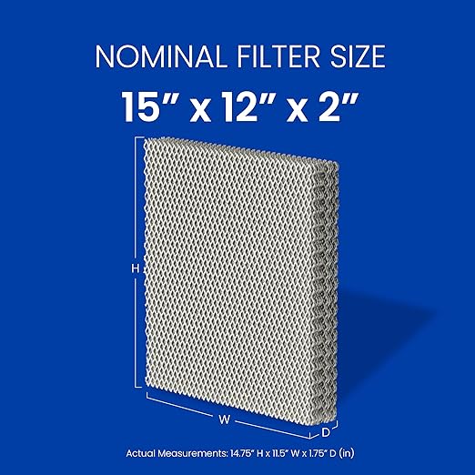AprilAire 12 Water Panel Humidifier Filter Replacement for AprilAire Whole-House Humidifier Models 112, 224, 225, 440, 445, 445A, 448 (Pack of 10)