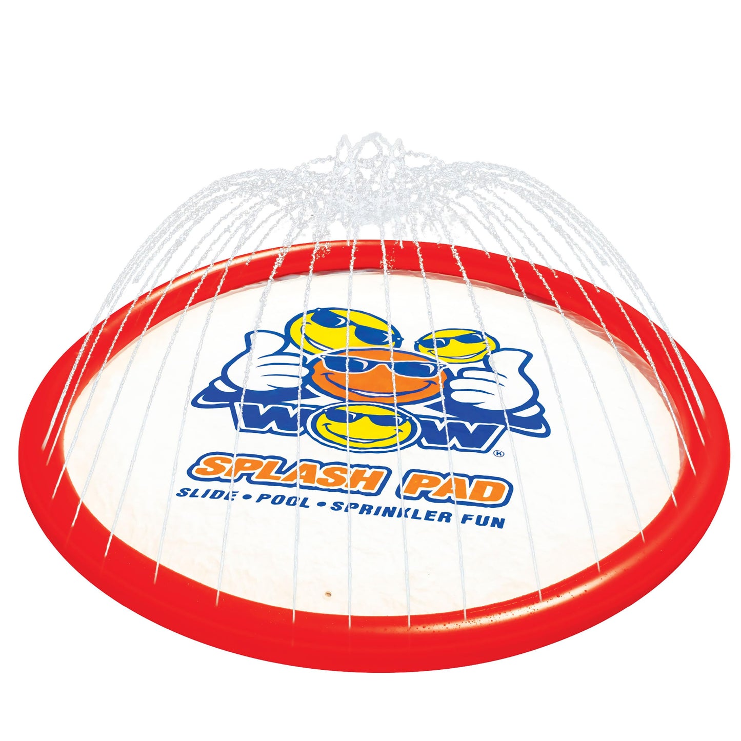 WOW Sports Giant Splash Pad, Durable wading pool with Built in Sprinklers