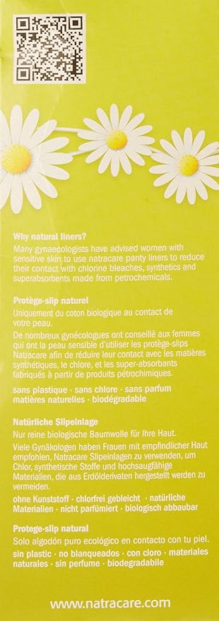 Natracare Mini Pant Liner, 30 Count (Pack of 10)