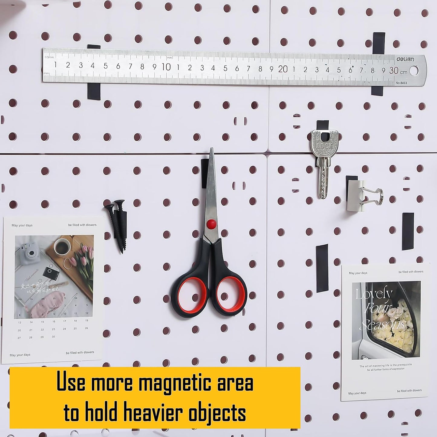 Magnetic Tape with Adhesive Backing 3/4 inch Wide - Thick 60 mil Magnet Tape Roll to Make Sticky Magnet Strips, Strong Squares, Dots, Flexible Sheets, Cutting Own Fridge Magnets, Crafts