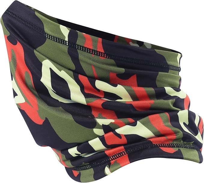 UV Protection Cooling Neck Gaiter Face Mask Scarf for Men - Windproof Neck Cover Bandana Neck Warmer Mask