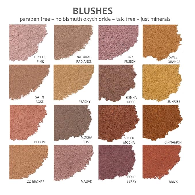 Demure Mineral Blush Makeup (Peachy), Loose Powder, Professional Quality, Cruelty Free Powder By Demure
