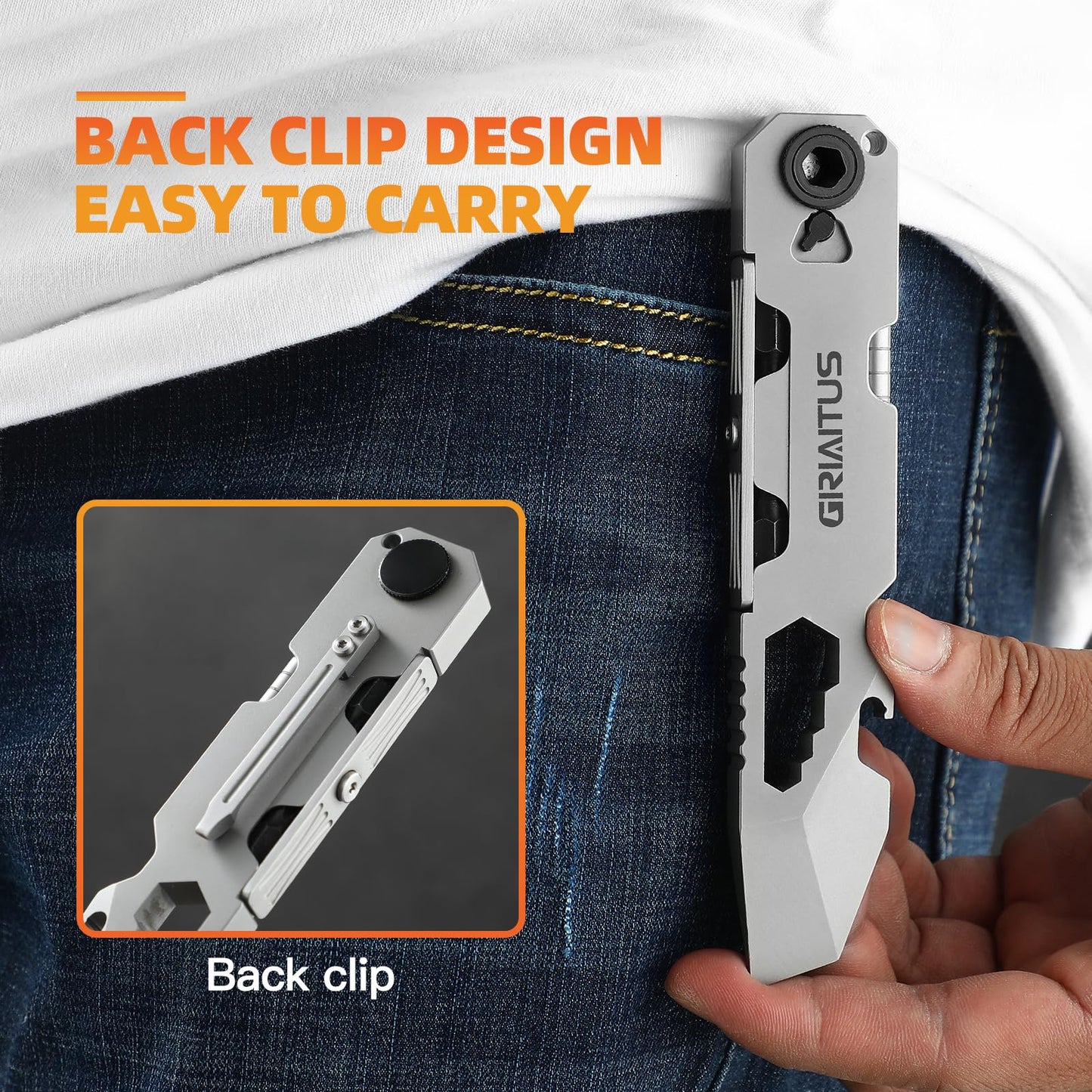 EDC Pry Bar Multitool with Bi-Directional Ratchet Screwdriver & Everlasting Pen, Wrenches, Crowbar, Bottle and Box Openers - Your Versatile Companion for Everyday Carry and Camping Accessories
