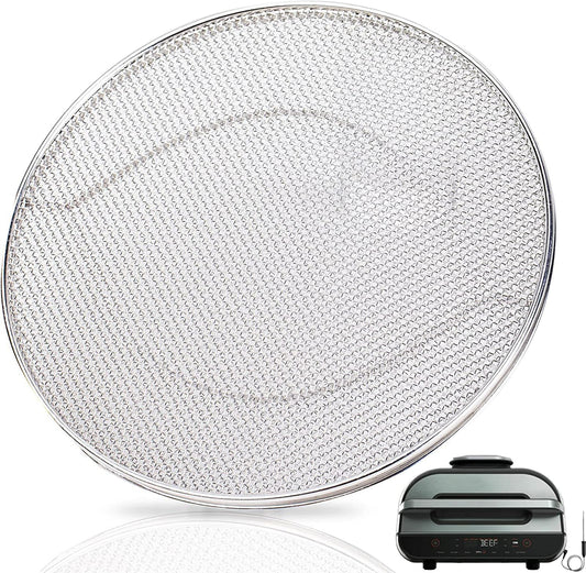 CTWUYOU Replacement Splatter Shield for Ninja FG551 Foodi,Stainless Steel Fine Mesh Splatter Screen for Ninja Foodi Smart XL 6-in-1 Indoor Grill Air Fryer