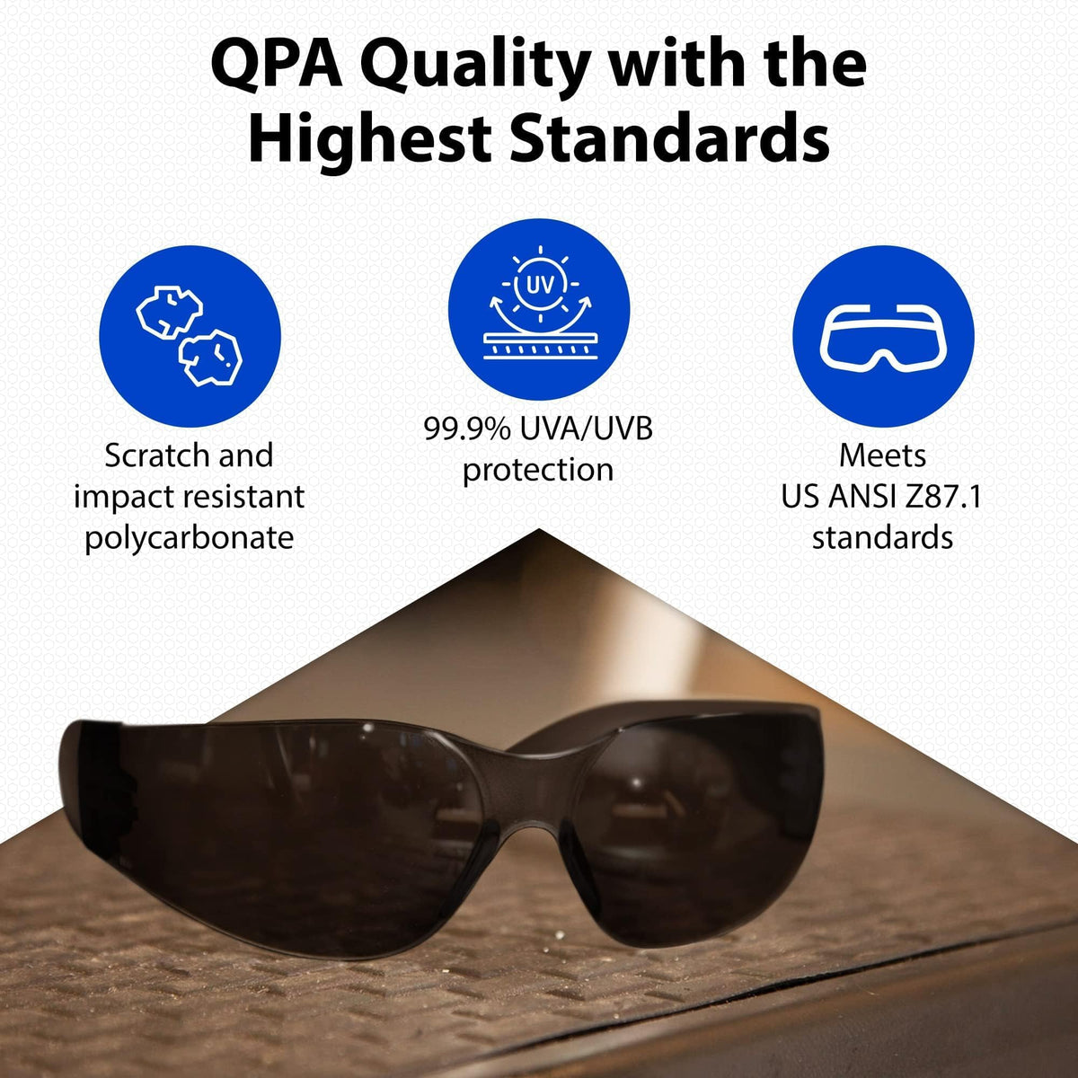 Quest Anti Fog Safety Glasses (144 Count)