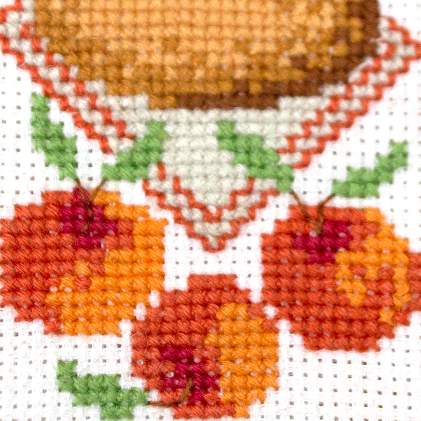 Povitrulya Counted Cross Stitch Kit “Lammas/Lughnasadh“ – DIY Bookmark Embroidery Set for Adults & Beginners, First Harvest Pagan Celtic Rustic Seasonal Autumn Gift