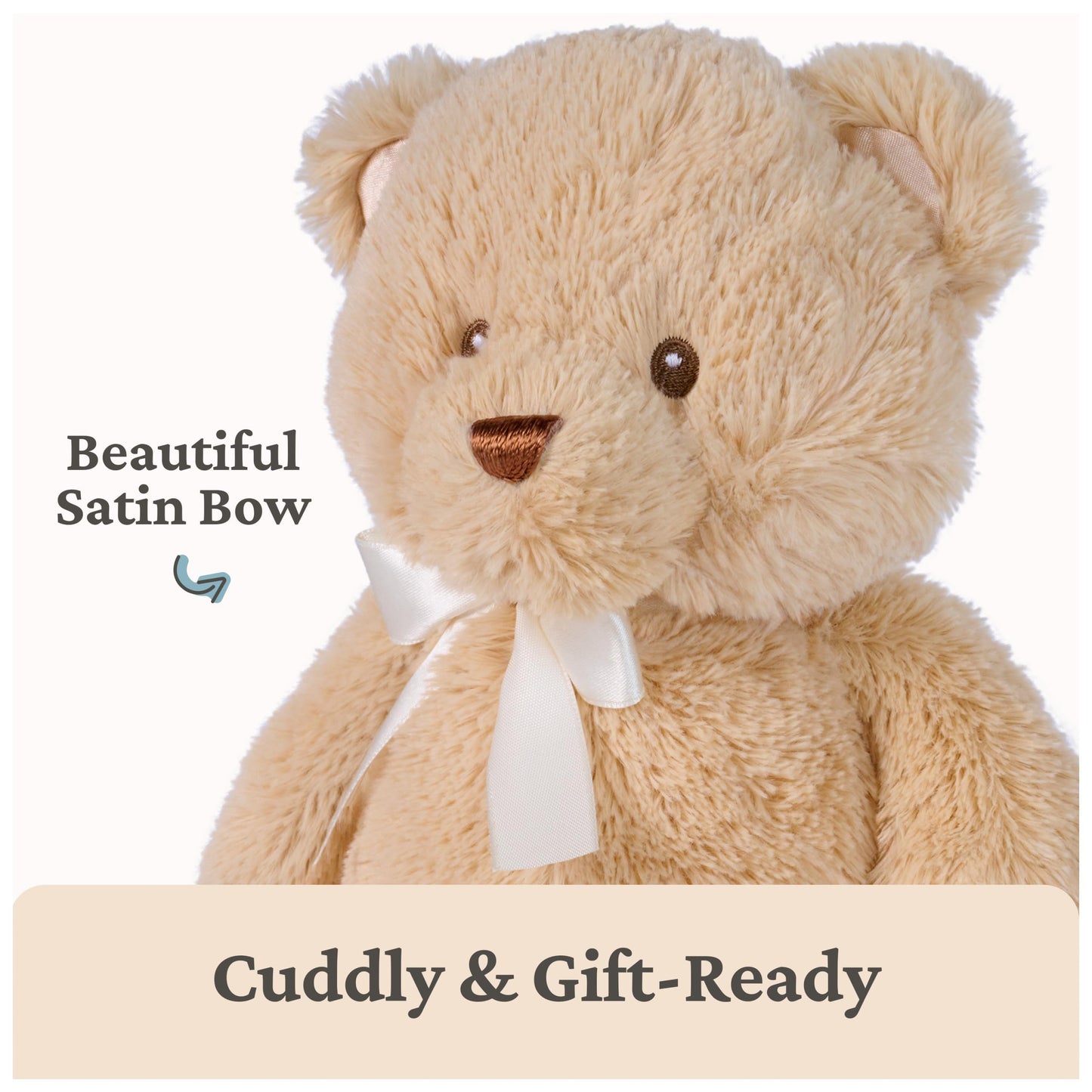 GUND Baby My First Teddy Bear, Ultra Soft Animal Plush Toy for Babies and Newborns, Light Brown/Tan, 10”