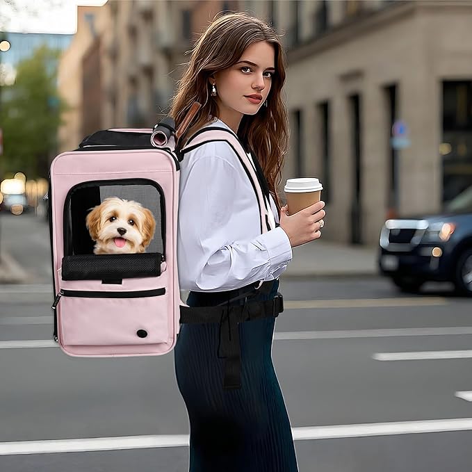 EliteField Deluxe Backpack Pet Carrier for Cats and Dogs (3-Year Warranty)