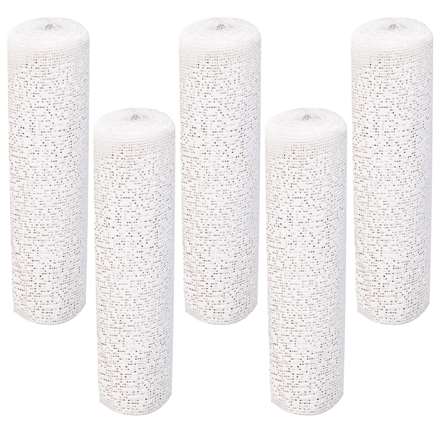 Plaster Cloth 5 Pack Plaster Gauze Bandage Roll Plaster of Paris for Crafts Belly Cast Art Project Mask Making Sculptures and Body Casts, 7.9inch X 106 inch