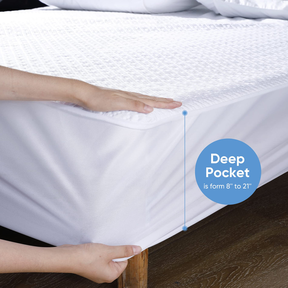 100% Waterproof Mattress Protector Twin XL Size