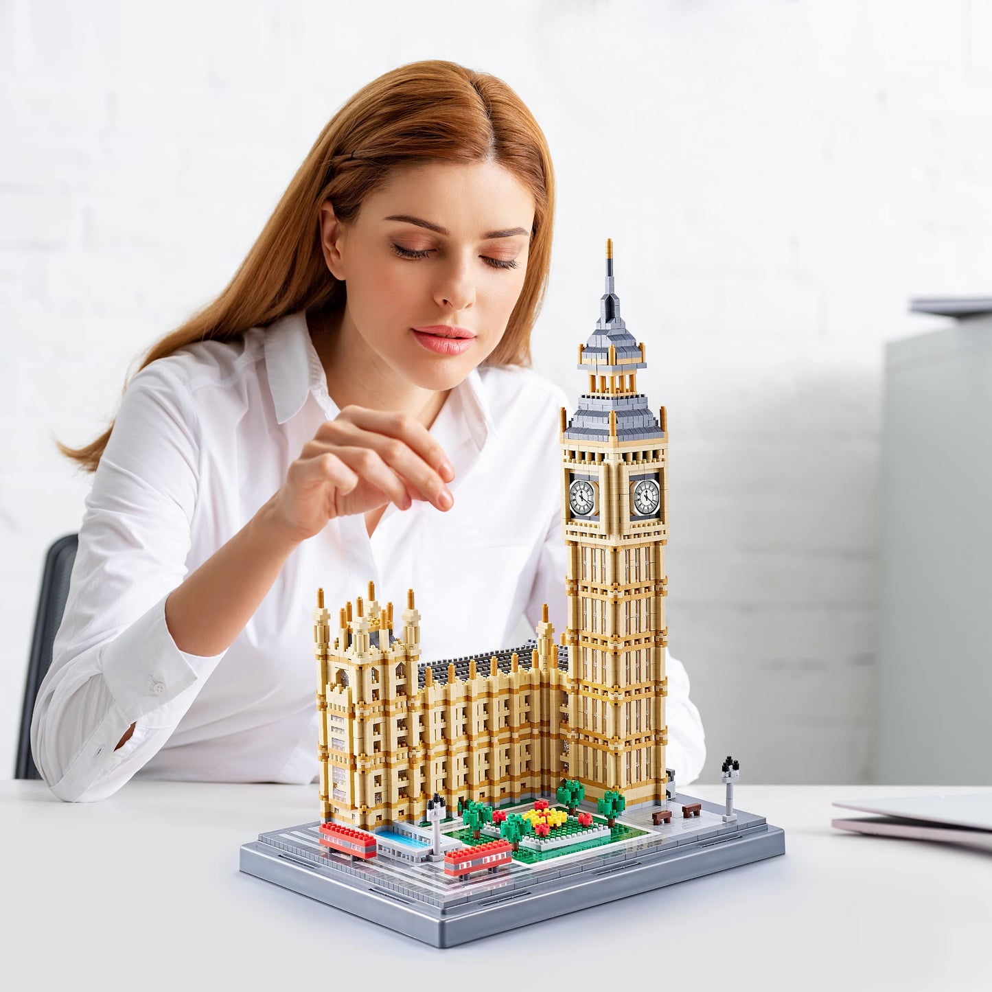 YaJie Big Ben Architecture Model Building Block Sets - World Famous Architectural Model Present for Age of 14+ and Adult(4112PCS)