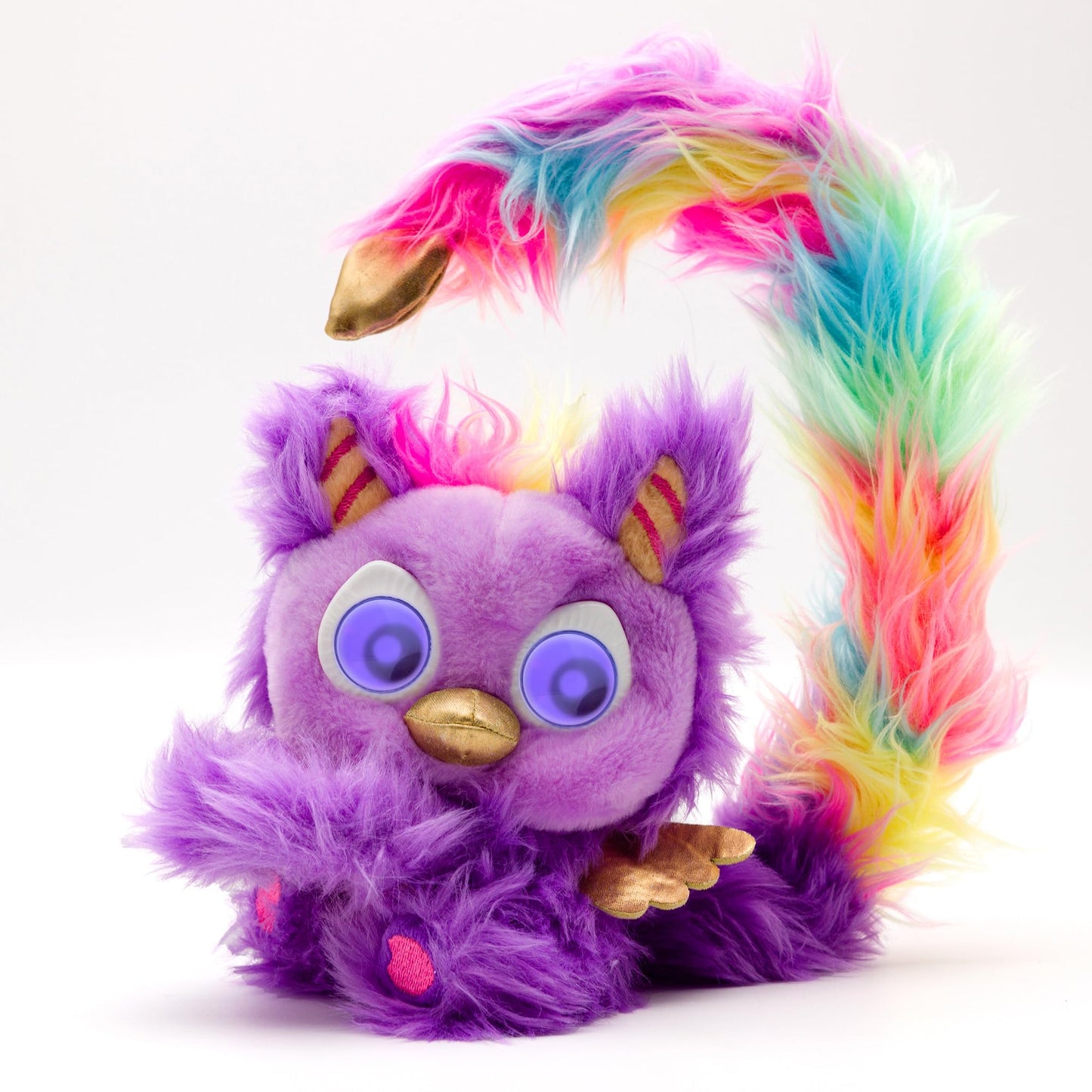 Furlings Furlittles Gryffin - 6.5" Interactive Plush Toy, 50+ Sounds & Expressions, Gift for Girls & Boys 3+, Purple