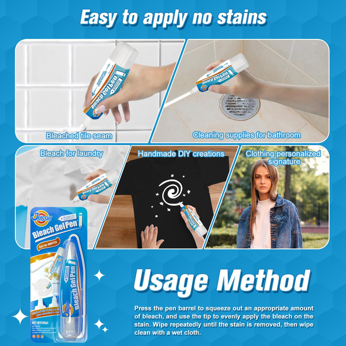 Bleach Pen For Clothing (3.52 Fl Oz)