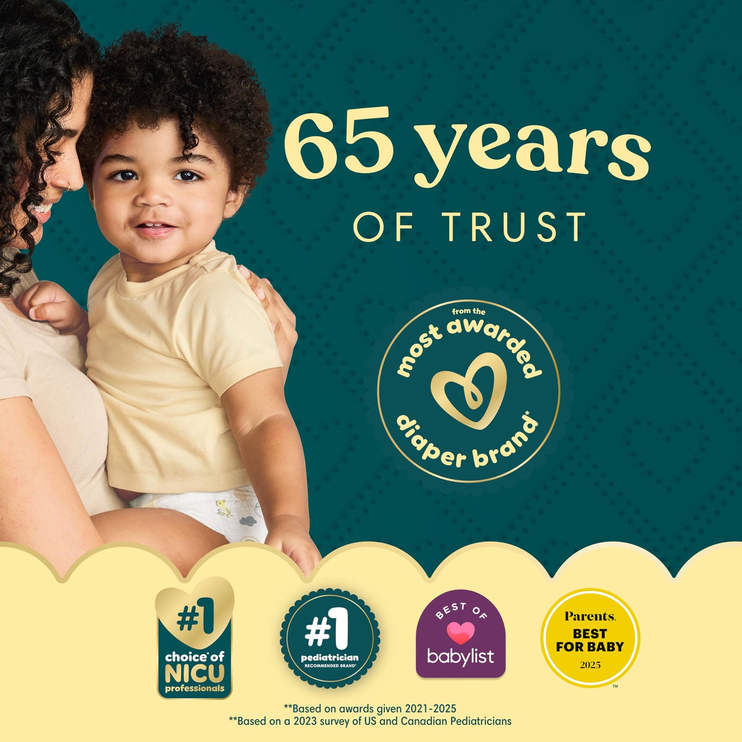 Pampers Gift Set, Disposable Diapers, Sensitive Wipes, & Milestone Gifts