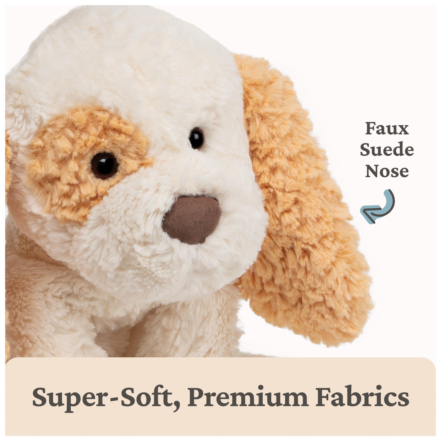 GUND Cozys Collection Puppy Plush, Puppy Dog Stuffed Animal for Ages 0 and Up, Tan/Cream, 10"