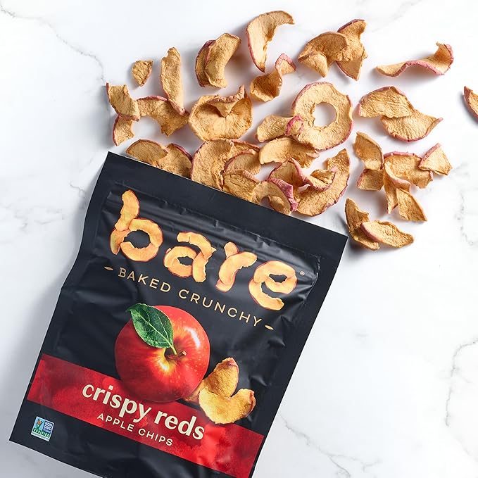 Bare Baked Crunchy, Apples Fuji & Reds and Cinnamon Variety Pack, 0.53 Ounce (Pack of 16)