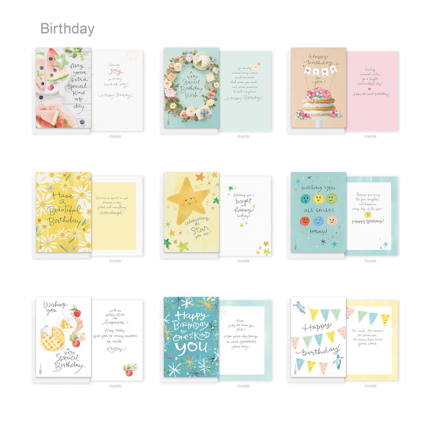 American Greetings 60-Count All Occasion Greeting Card Assortment with Storage Box, Dividers, Envelopes and Seals (Kathy Davis Designs)