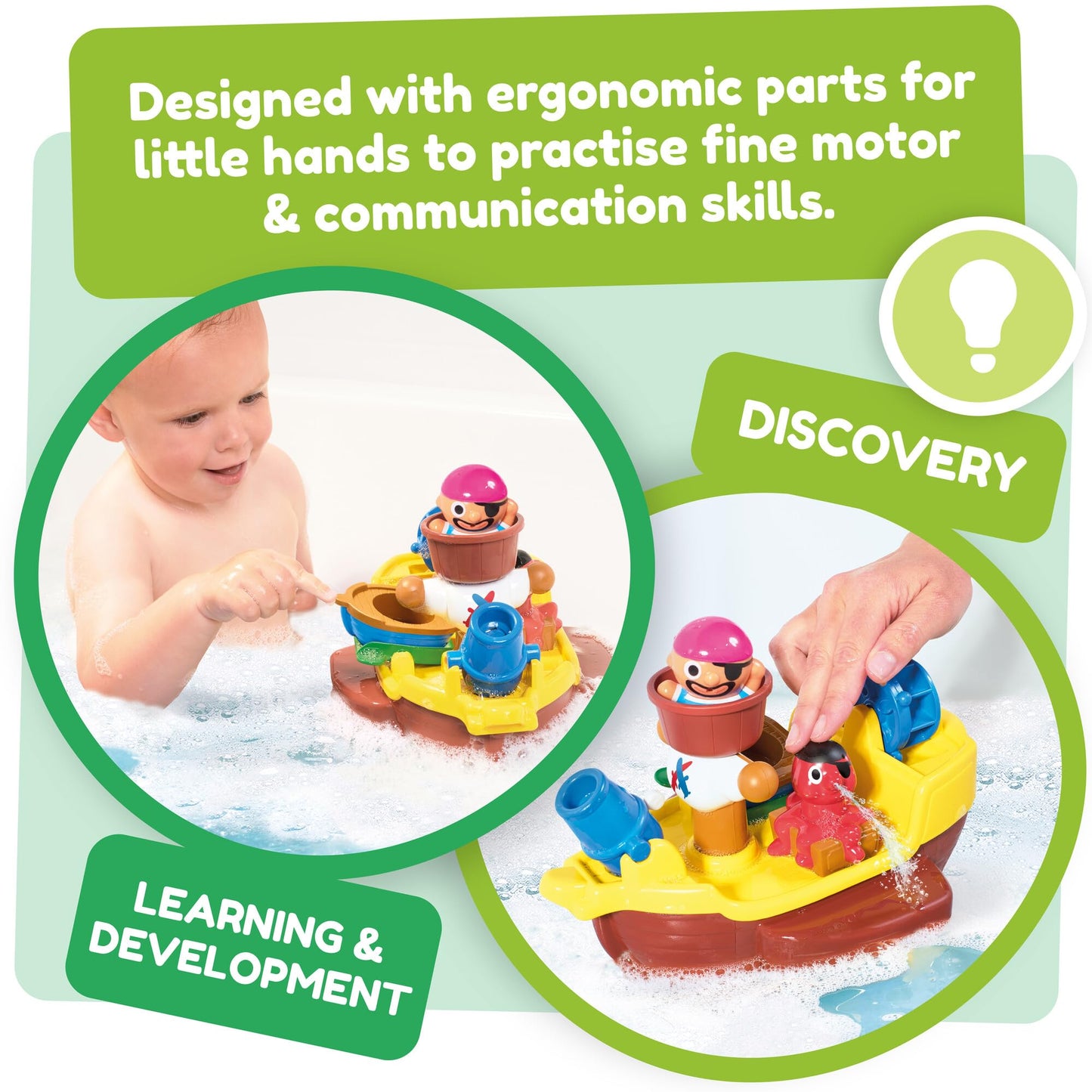 Toomies Pirate Ship Bath Toy