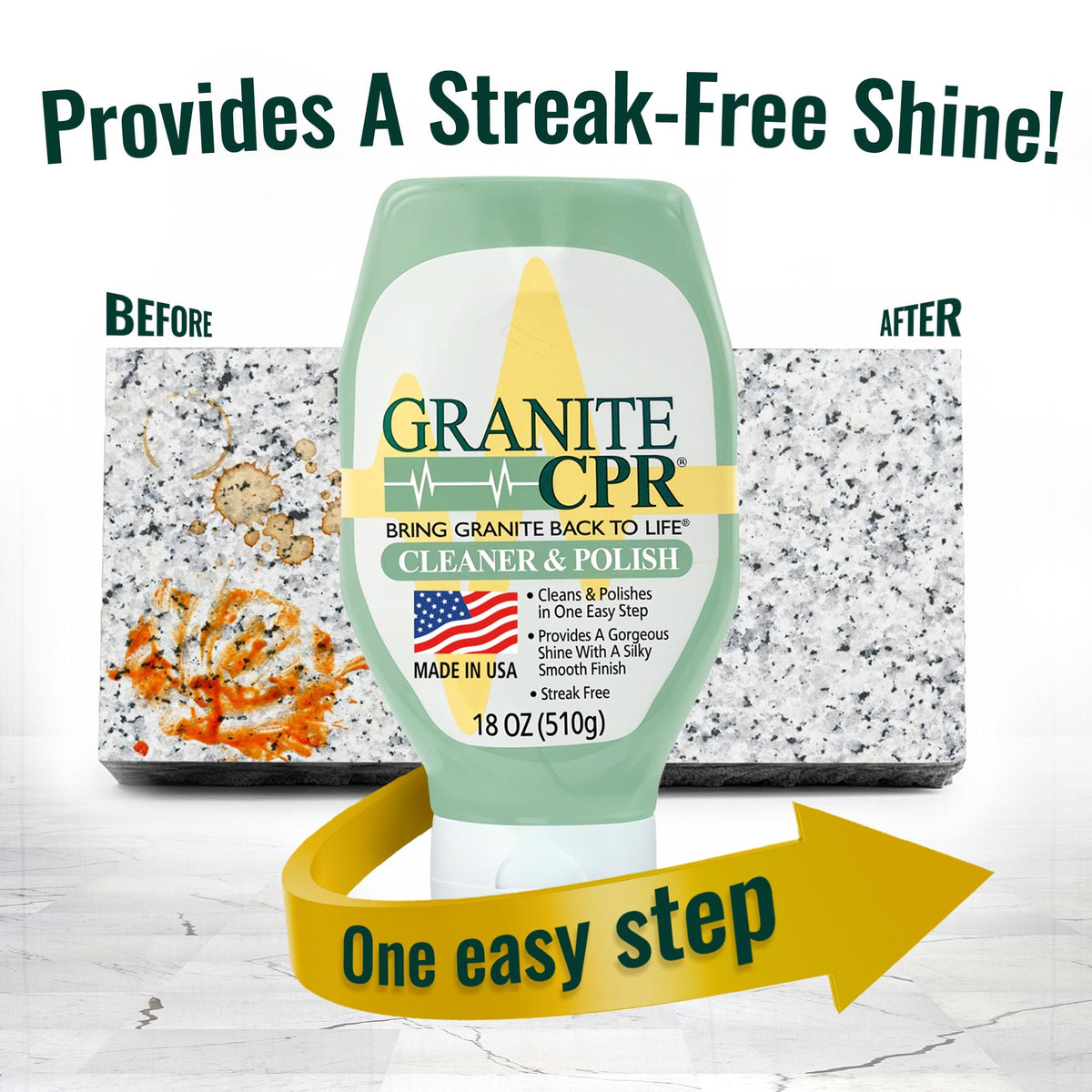 Granite CPR Cleaner & Polish Can Be Used Daily On Granite (18 Fl Oz)