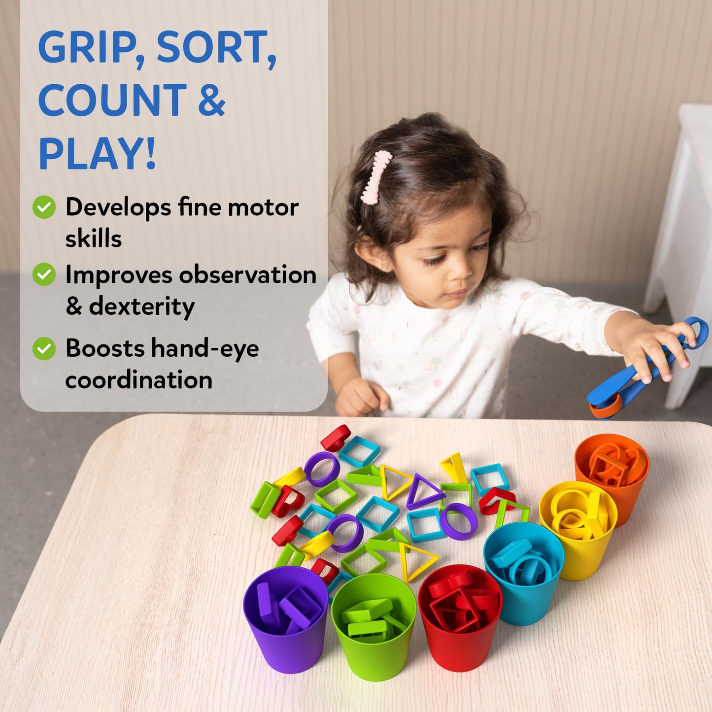 Skillmatics Silicone Rainbow Sorting Game - Learning & Educational Toy, Sorting, Counting & Sequencing Skills, Gift for Toddlers & Preschoolers Ages 3, 4, 5, 6