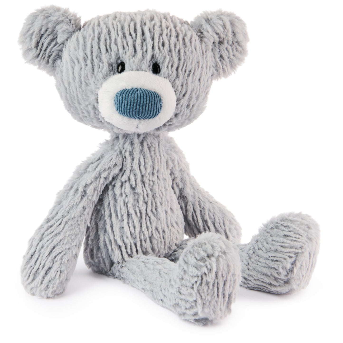 GUND Toothpick Wavy Bear, Teddy Bear Stuffed Animal for Ages 0 and Up, Gray, 15”