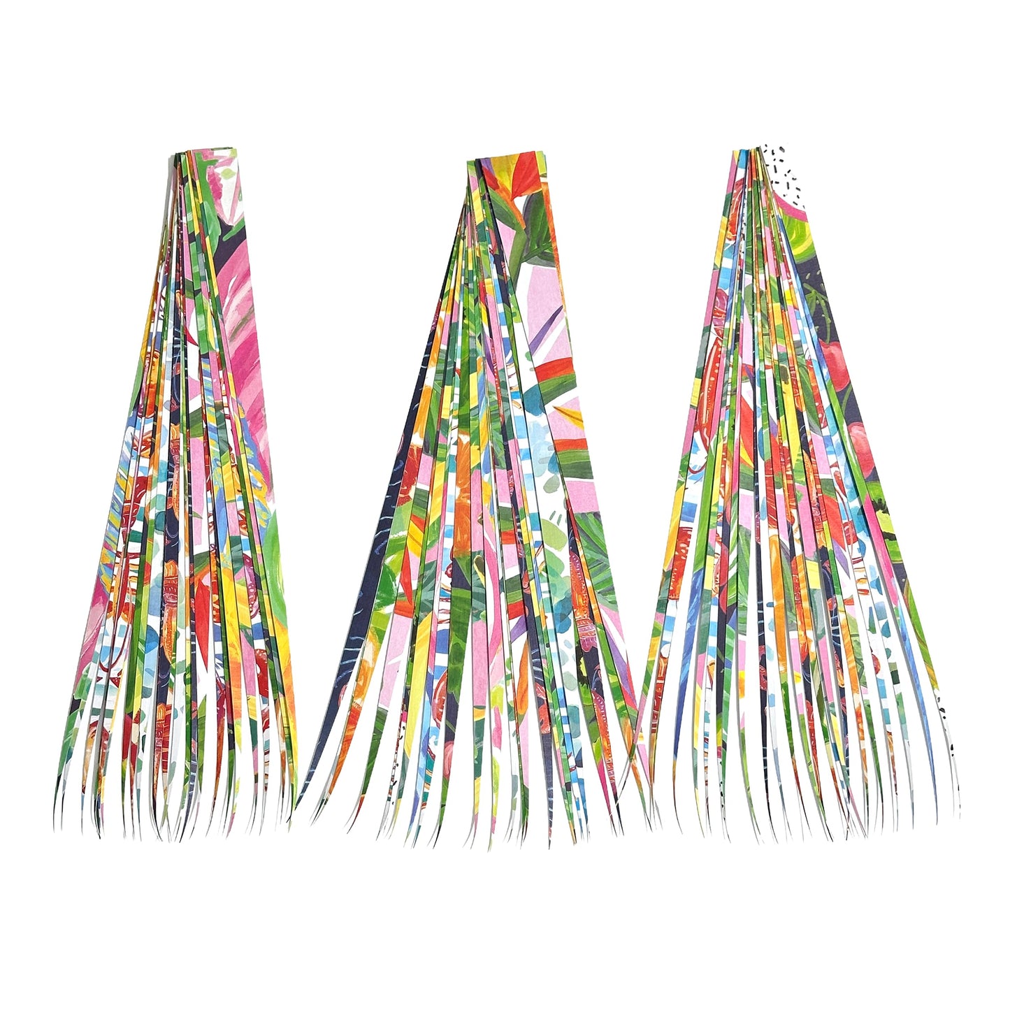Paper Strips Multi Size Pack Includes 1", 3/4", and 1/2" Wide Triangle Shape Strips to Make Paper Beads (144-Strips-Multi)