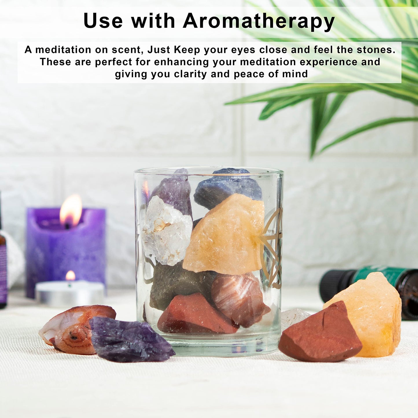 "650+ Carats, 3 Pc Labradorite Rock Rough Stone 2540 mm Raw Crystals Rock Crystals and Healing Stones Rough Gemstones Rock Collection for Beginners Used as Crystal Therapy, Meditation, Reiki"