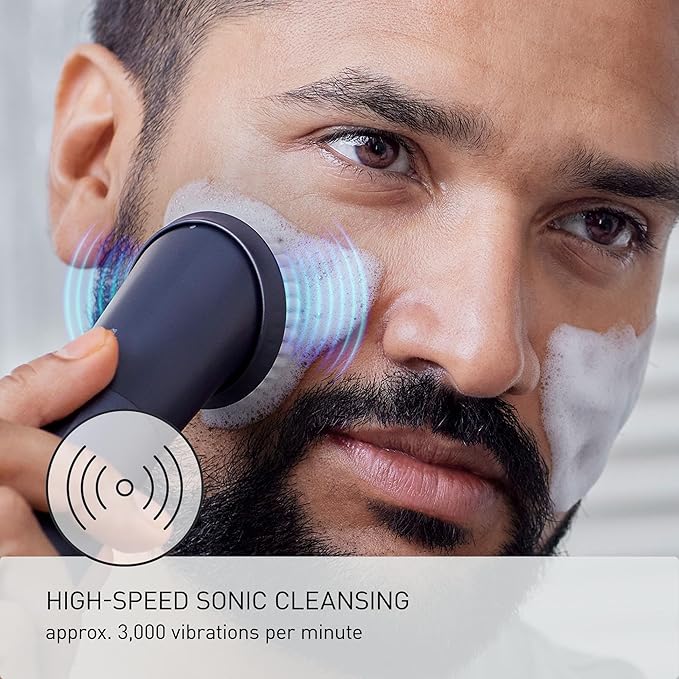 Panasonic MultiShape Facial Brush Head Attachment Kit, Includes 3 Brushes for Facial Exfoliation, Beard Cleansing, and Pore Cleansing, Add to MultiShape Grooming System - ER-CFB1-A