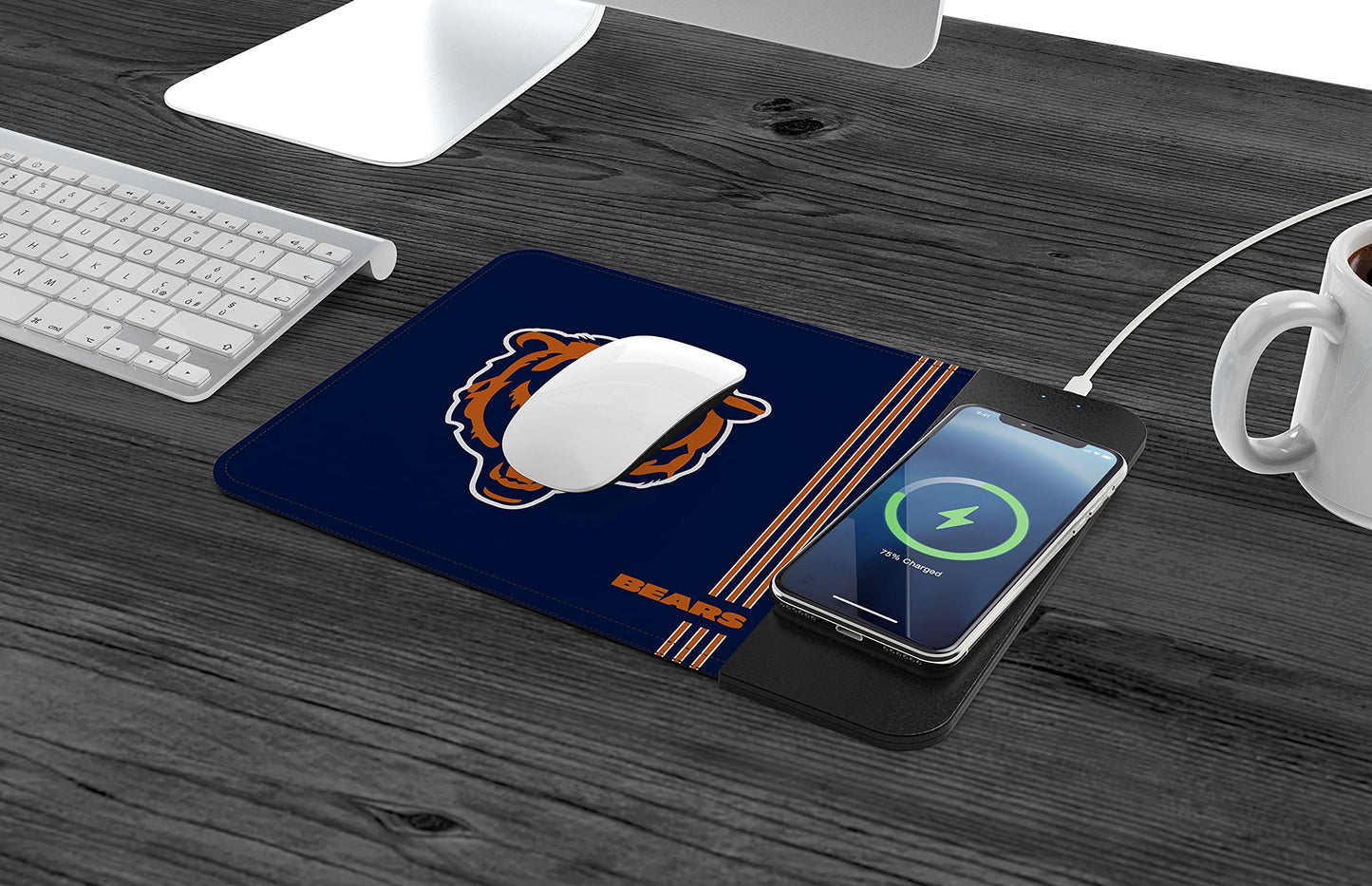 SOAR NFL Wireless Charging Mouse Pad, Chicago Bears