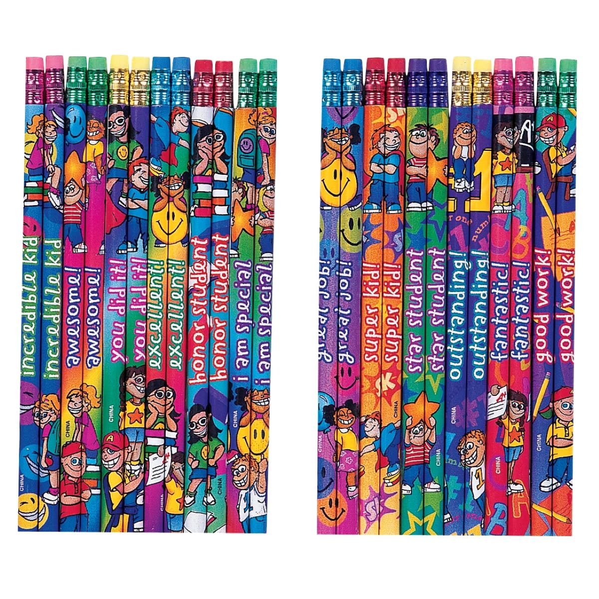 Raymond Geddes Incentive Number 2 Pencils For Kids (Pack of 144)
