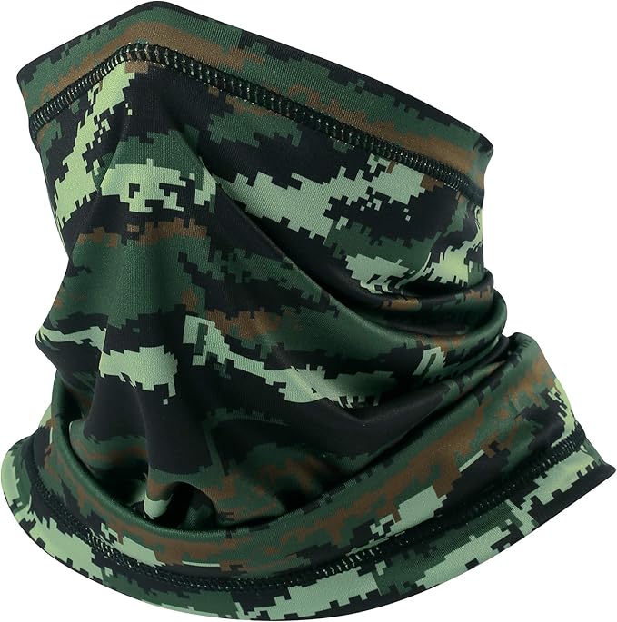 UV Protection Cooling Neck Gaiter Face Mask Scarf for Men - Windproof Neck Cover Bandana Neck Warmer Mask